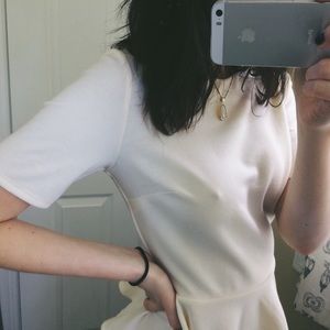 WD-NY Peplum zipper top